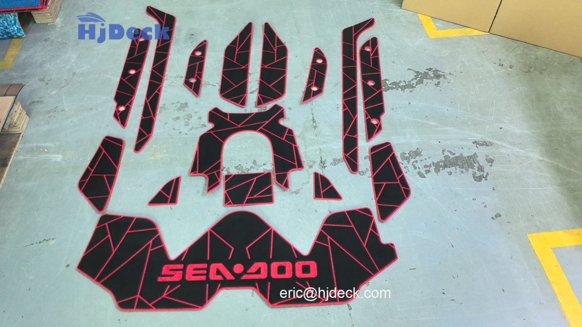 2019 - 2023 Sea Doo RXT - 300 Jet Ski Traction Mats EVA Foam Boat Flooring Kits - HJDECK