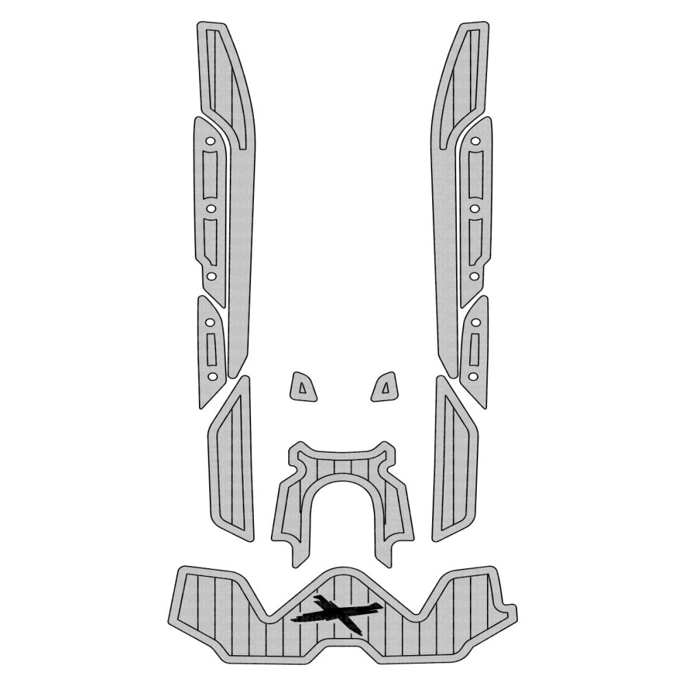 2019 - 2025 Sea Doo RXT - X 300 Jet Ski Traction Mats Custom PWC Mats - HJDECK