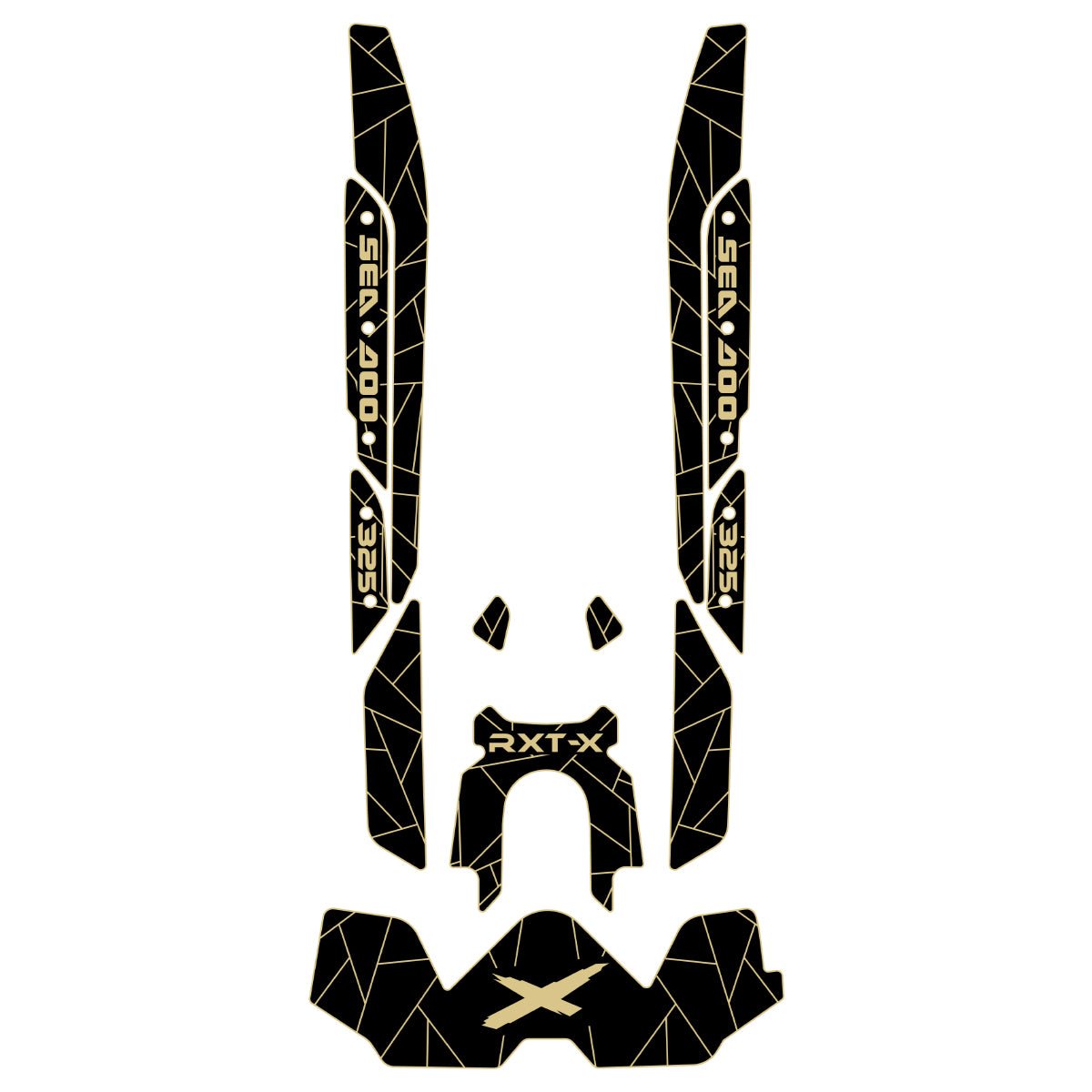 2019 - 2025 Sea Doo RXT - X 300 Jet Ski Traction Mats Custom PWC Mats - HJDECK