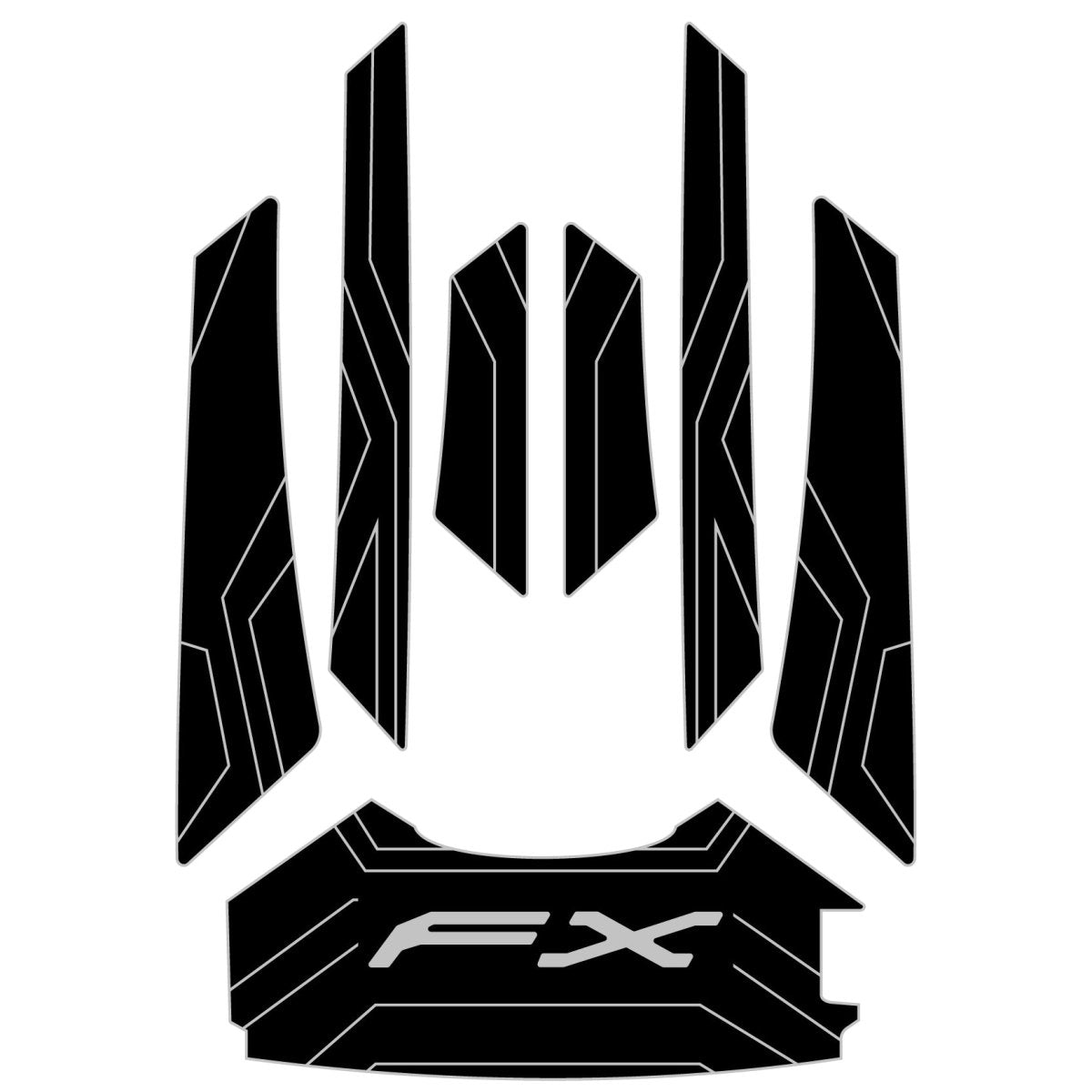 2019 - 2025 Yamaha WaveRunners FX Cruiser Limited SVHO Custom Jet Ski Traction Mats - HJDECK