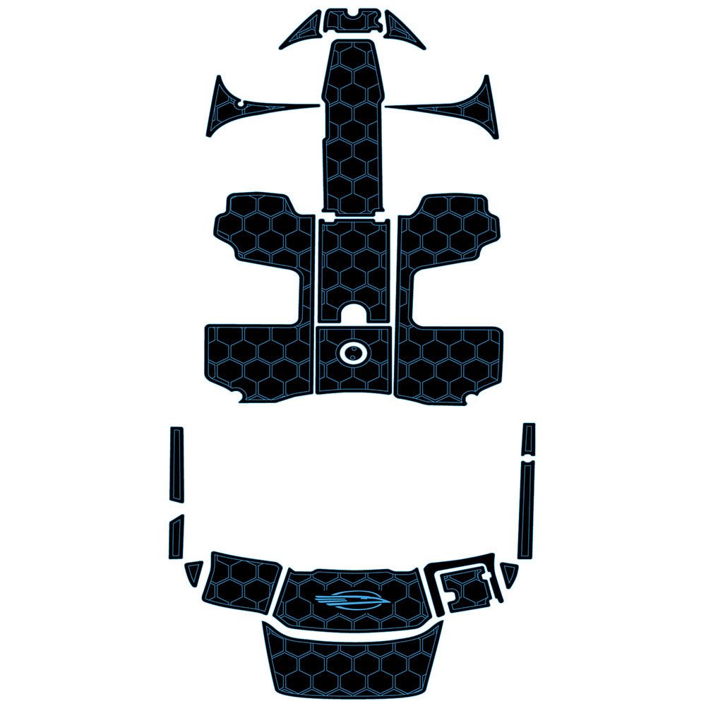 2019 Chaparral H20 Sport 21 ft Foam Decking Kit 3M Boat Flooring - HJDECK