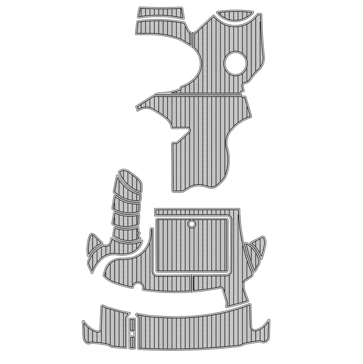 2019 Sea Ray SDX Swim Platform & Cockpit Pads - HJDECK