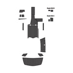 2019 Tige R20 EVA Foam Faux Teak Boat Deck Mat Flooring Marine Decking Carpet - HJDECK