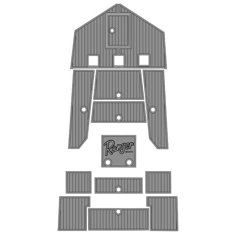 2020 - 2024 Ranger RB 200 Faux Teak EVA Foam Boat Flooring Marine Decking - HJDECK