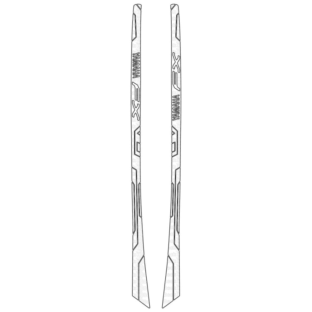 2020-2026 Yamaha FX HO / SVHO / Limited Gunnel Traction Pads - HJDECK