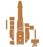 2020 Scout Dorado Boat Teak Flooring Cockpit Pad - HJDECK