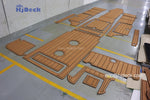 2020 Scout Dorado Boat Teak Flooring Cockpit Pad - HJDECK