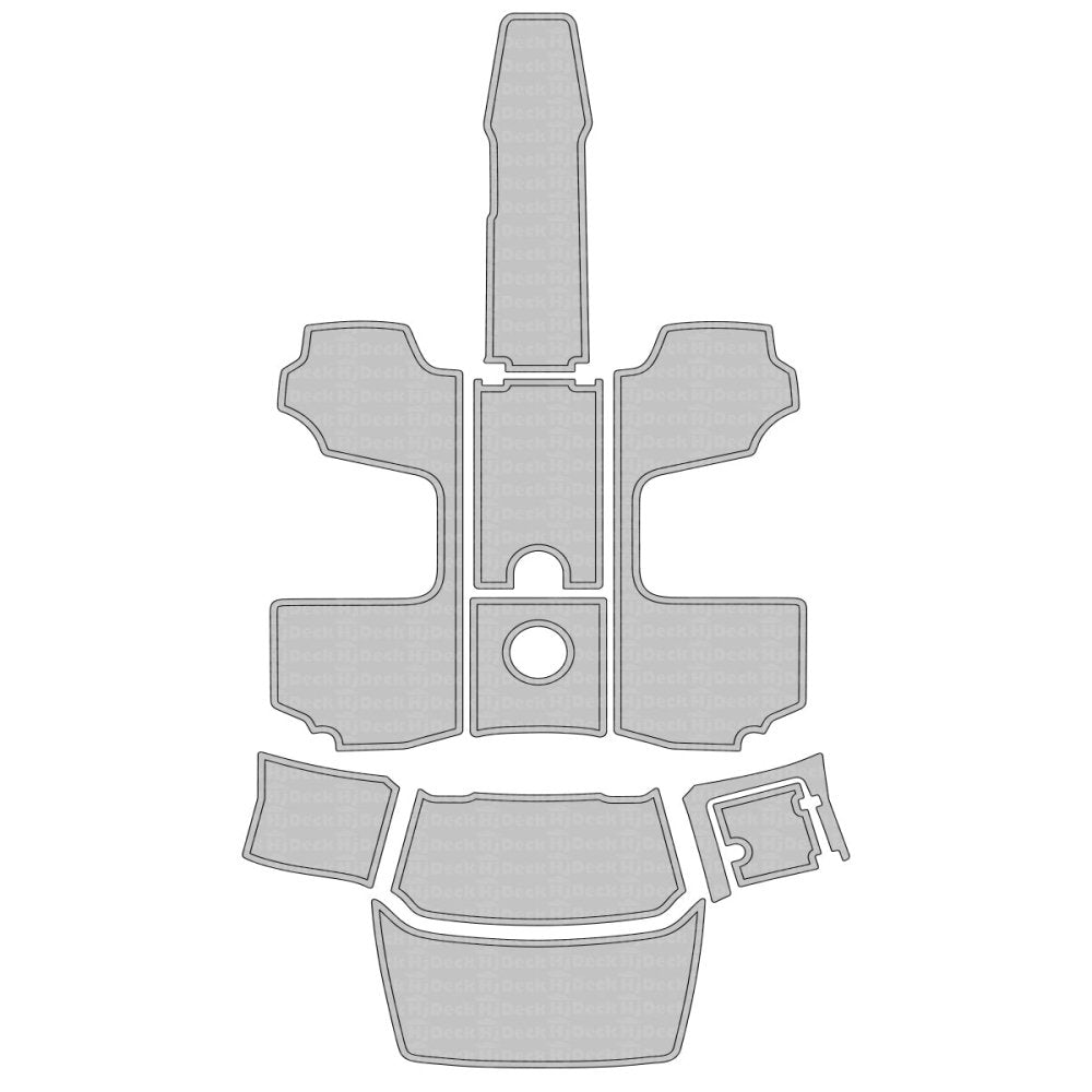 2021 - 2022 Chaparral 21 SSI Inboard Pre Cut Boat Decking Kit - HJDECK