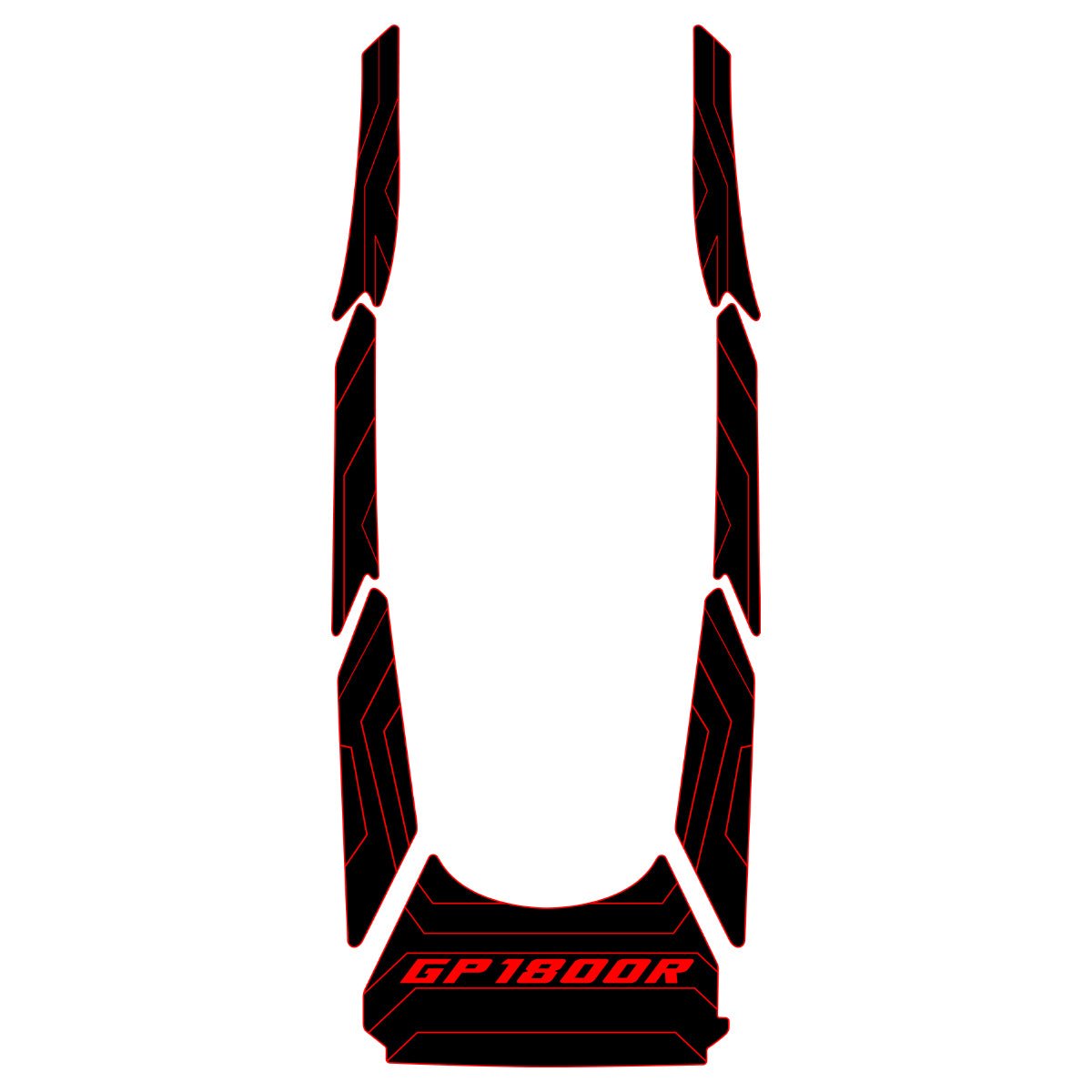 2021 - 2024 Yamaha GP1800R HO/SVHO Traction Mat Kit - HJDECK