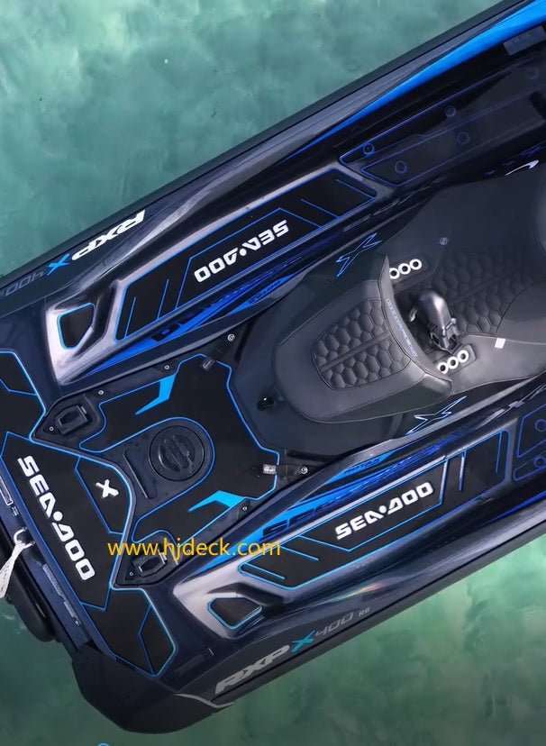 2021 - 2025 Sea Doo RXP - X 300 Jet Ski Traction Mats EVA Foam Boat Flooring Kits - HJDECK