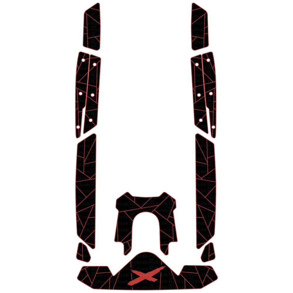2021 - 2025 Sea Doo RXP - X 300 Jet Ski Traction Mats EVA Foam Boat Flooring Kits - HJDECK
