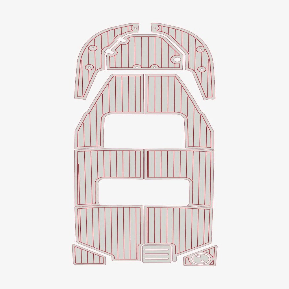 2021 Boston Whaler 150 Montauk EVA Foam Boat Deck mat Kits - HJDECK