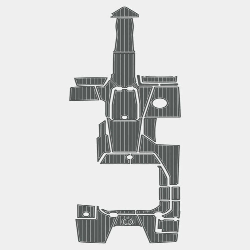 2021 Monterey 255SS Swim Platform Cockpit Boat Flooring Kit - HJDECK