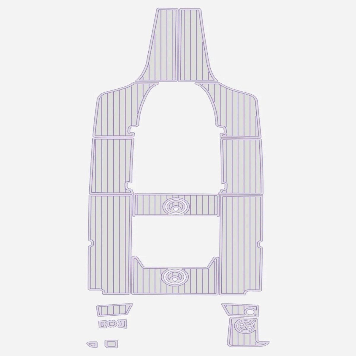 2021 Sea Hunt Escape 27 Boat Foam Flooring Kits - HJDECK