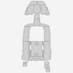 2021 Sea Hunt Gamefish 25 Boat Foam Flooring Kits - HJDECK