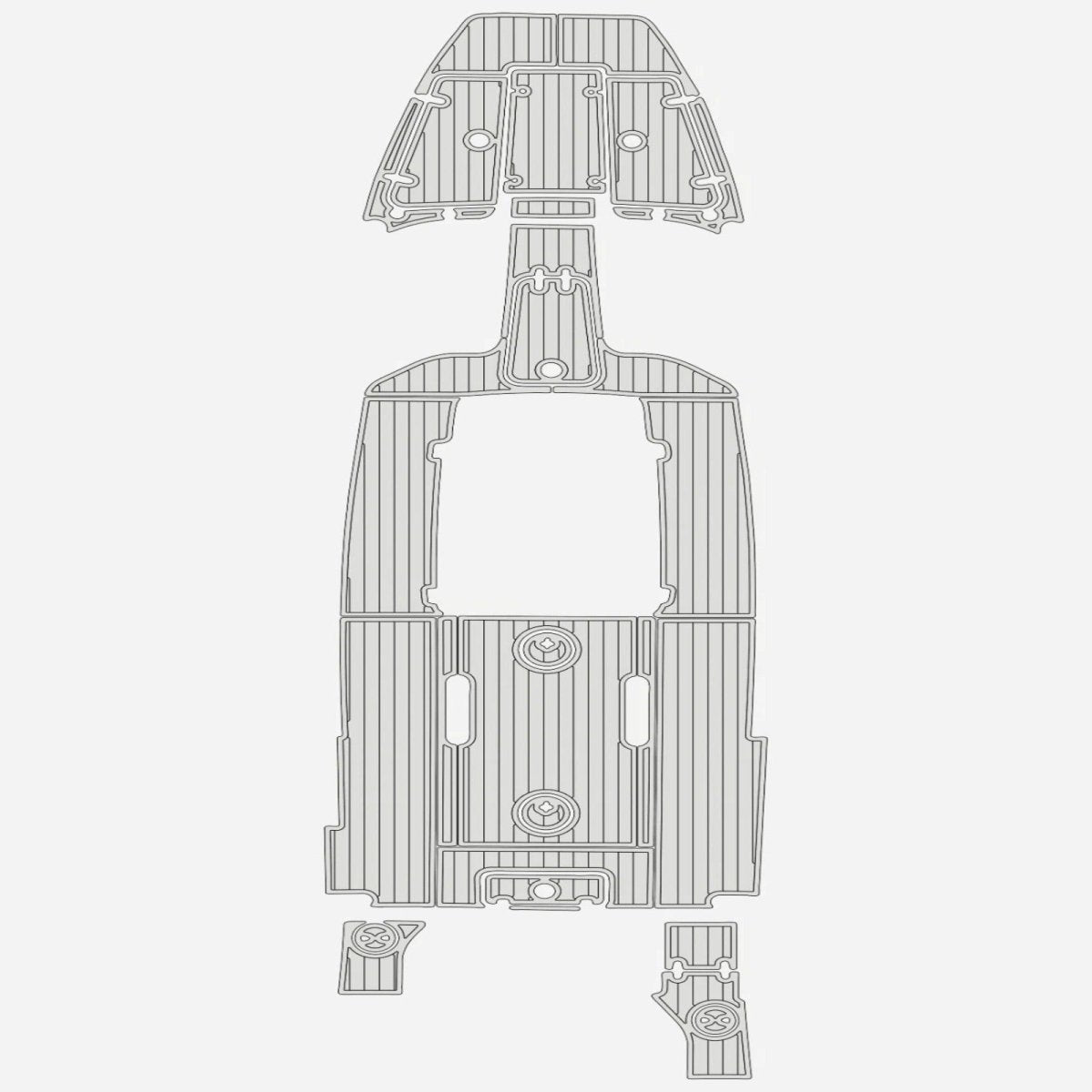 2021 Sea Hunt Gamefish 25 Boat Foam Flooring Kits - HJDECK