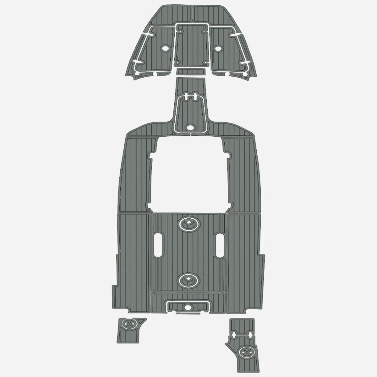 2021 Sea Hunt Gamefish 25 Boat Foam Flooring Kits - HJDECK