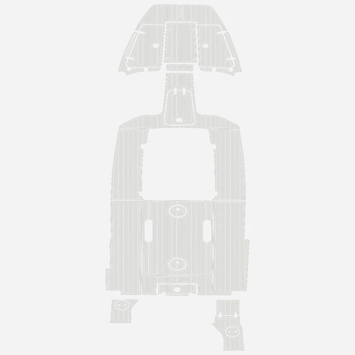 2021 Sea Hunt Gamefish 25 Boat Foam Flooring Kits - HJDECK