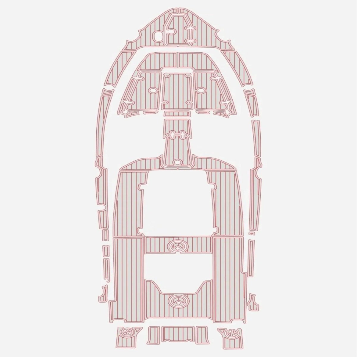 2021 Sea Hunt Ultra 265 Boat Flooring Kits Pre Cut Foam Decking - HJDECK