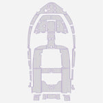 2021 Sea Hunt Ultra 265 Boat Flooring Kits Pre Cut Foam Decking - HJDECK