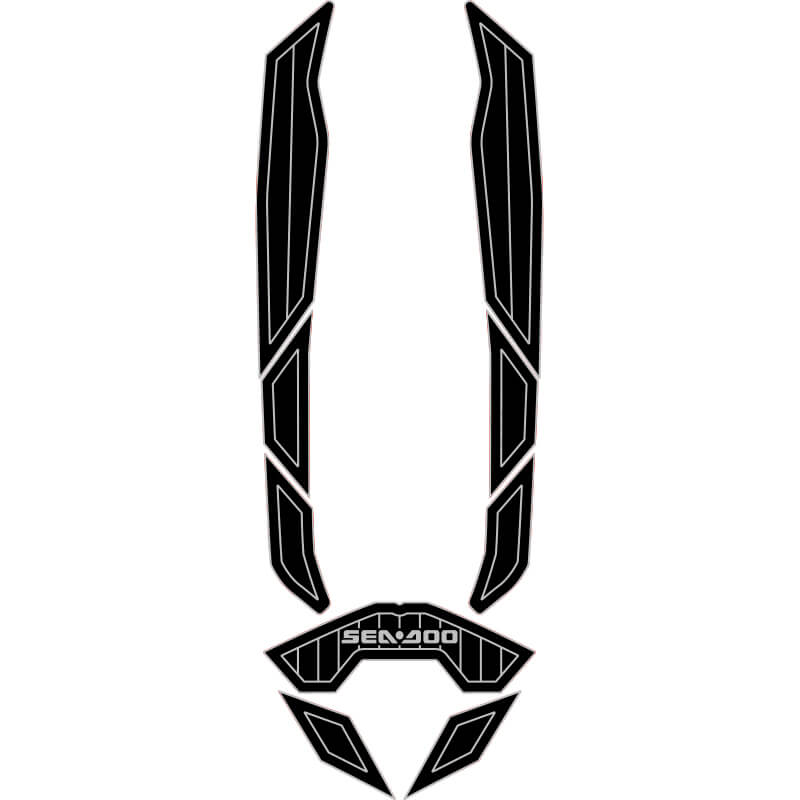 2021 Spark Trixx 3 - up Jet Ski Traction Mats - HJDECK