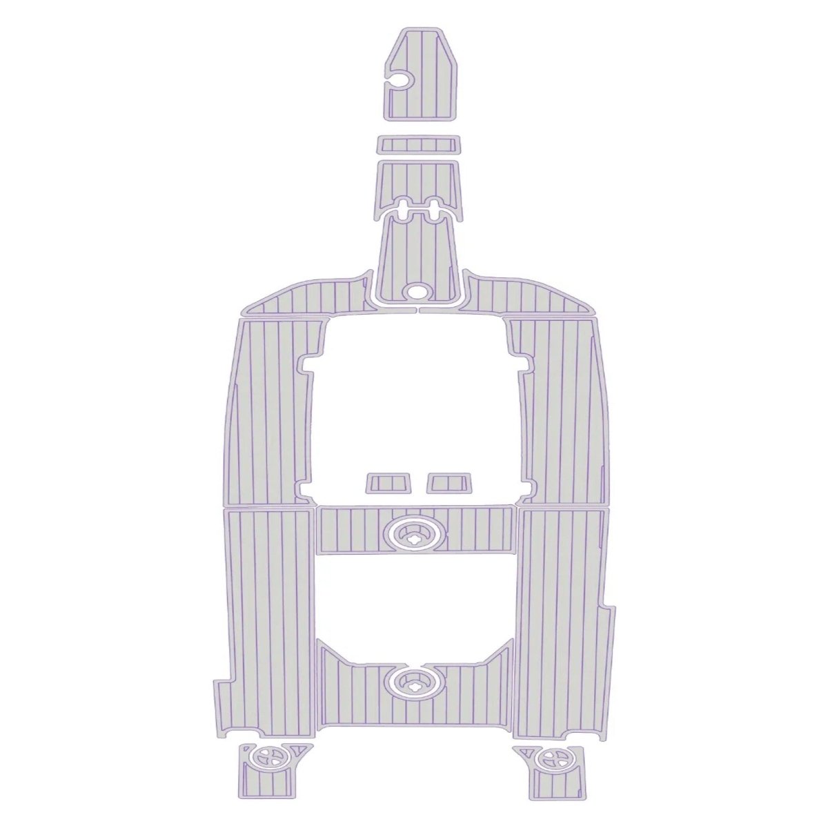 2022 - 2023 Sea Hunt Ultra 265 SE Pre Cut Boat Flooring EVA Foam Decking Kits - HJDECK