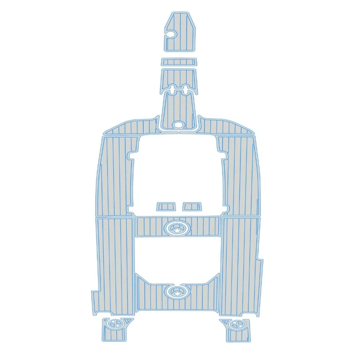 2022 - 2023 Sea Hunt Ultra 265 SE Pre Cut Boat Flooring EVA Foam Decking Kits - HJDECK