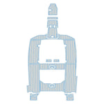 2022 - 2023 Sea Hunt Ultra 265 SE Pre Cut Boat Flooring EVA Foam Decking Kits - HJDECK