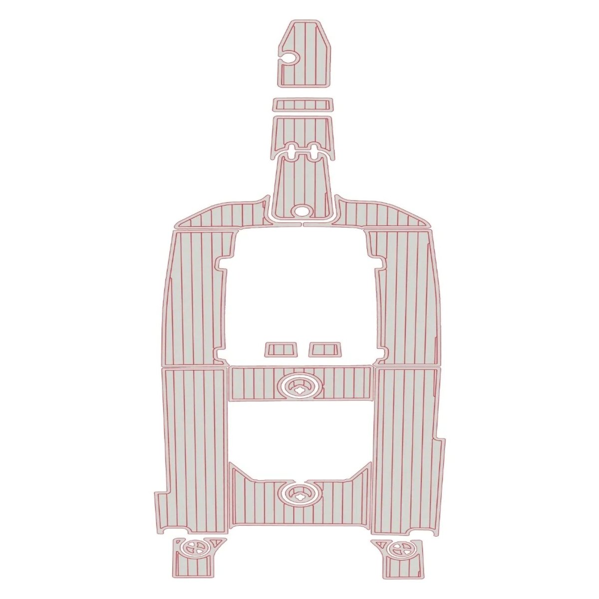 2022 - 2023 Sea Hunt Ultra 265 SE Pre Cut Boat Flooring EVA Foam Decking Kits - HJDECK