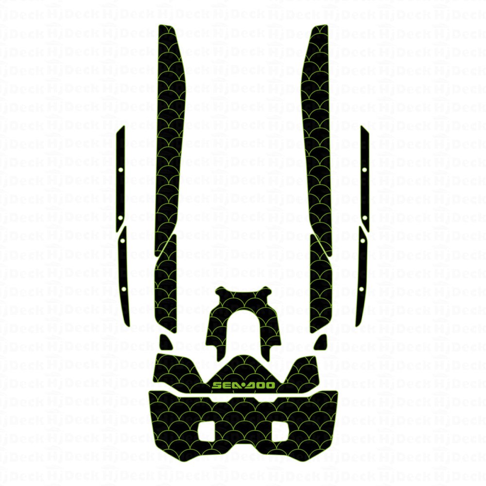 2022 - 2025 Sea - Doo FISH PRO SPORT Traction Mats - HJDECK