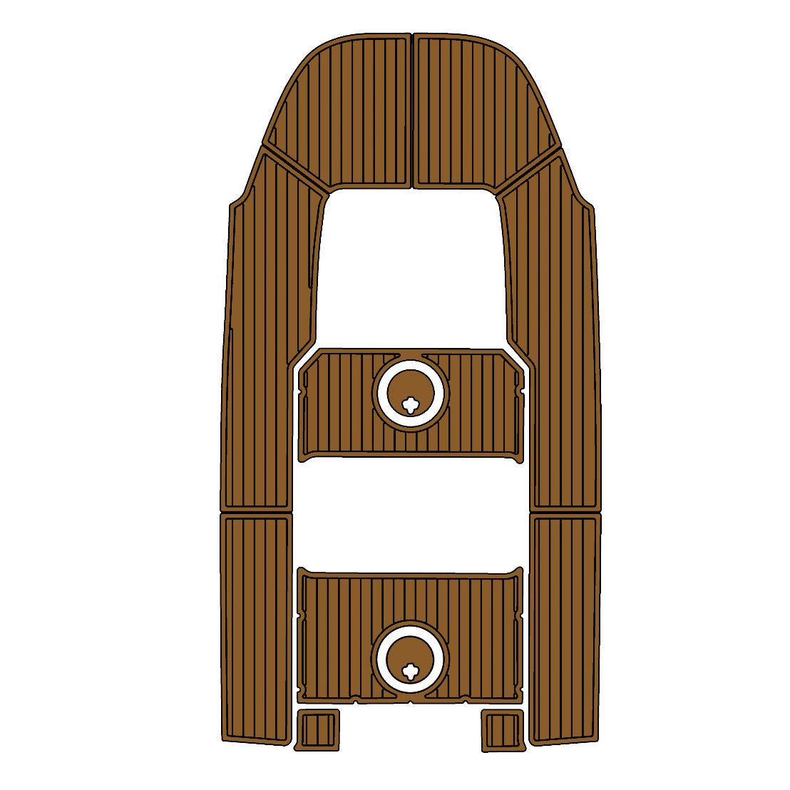 2022 Boston Whaler 170 Montauk EVA Foam Boat Deck Flooring Marine Decking - HJDECK