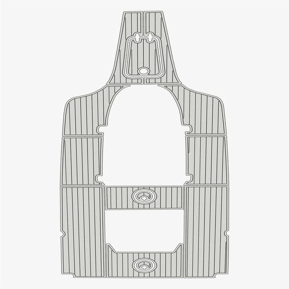 2023 - 2024 Sea Hunt Escape 28 Pre Cut Boat Flooring 3M Adhesive - HJDECK