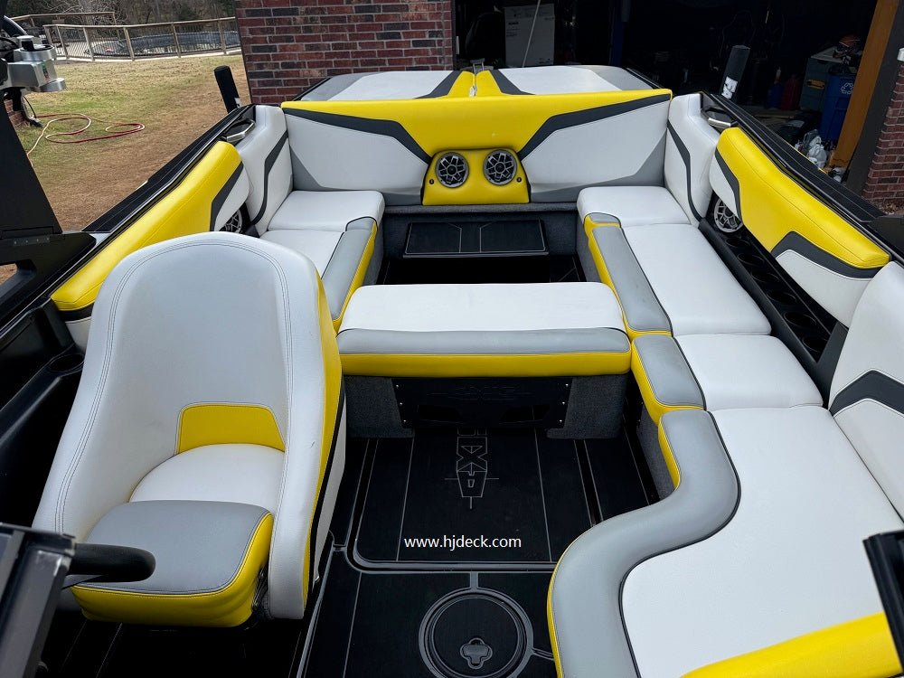 2023 Axis T235 EVA Foam Faux Teak Boat Deck Mats Flooring Marine Decking - HJDECK