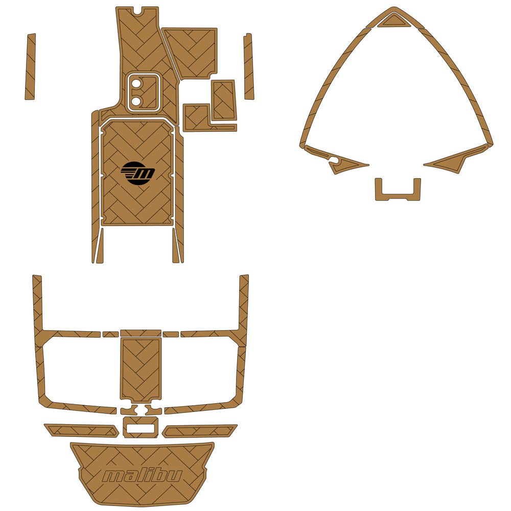 2023 MALIBU 22 LSV EVA Foam Decking Boat Flooring Kits - HJDECK