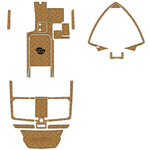 2023 MALIBU 22 LSV EVA Foam Decking Boat Flooring Kits - HJDECK