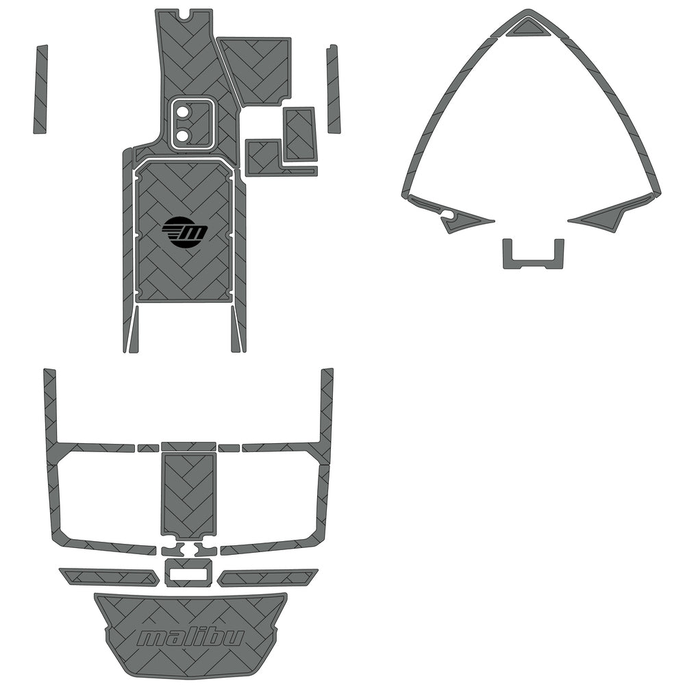 2023 MALIBU 22 LSV EVA Foam Decking Boat Flooring Kits - HJDECK
