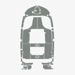 2023 Sea Hunt Escape 25 Boat Foam Flooring Kits - HJDECK