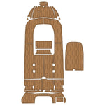 2023 Stingray 173CC EVA Foam Faux Teak Boat Deck Mat Flooring Marine Boat Decking Carpet Leaf Yacht Vehicle Pad - HJDECK