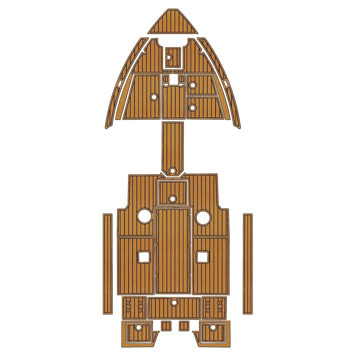2024 Ranger VX1888 Cockpit Pad EVA Foam Boat Flooring Marine Decking - HJDECK