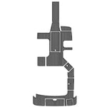 2024 Sea Ray 21 SPX EVA Foam Boat Flooring Kits - HJDECK