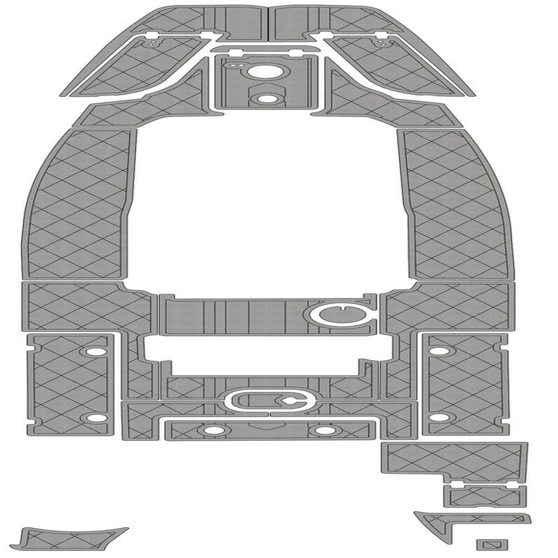 2025 Sea Fox 268 Commander EVA Foam Boat Decking Kits - HJDECK