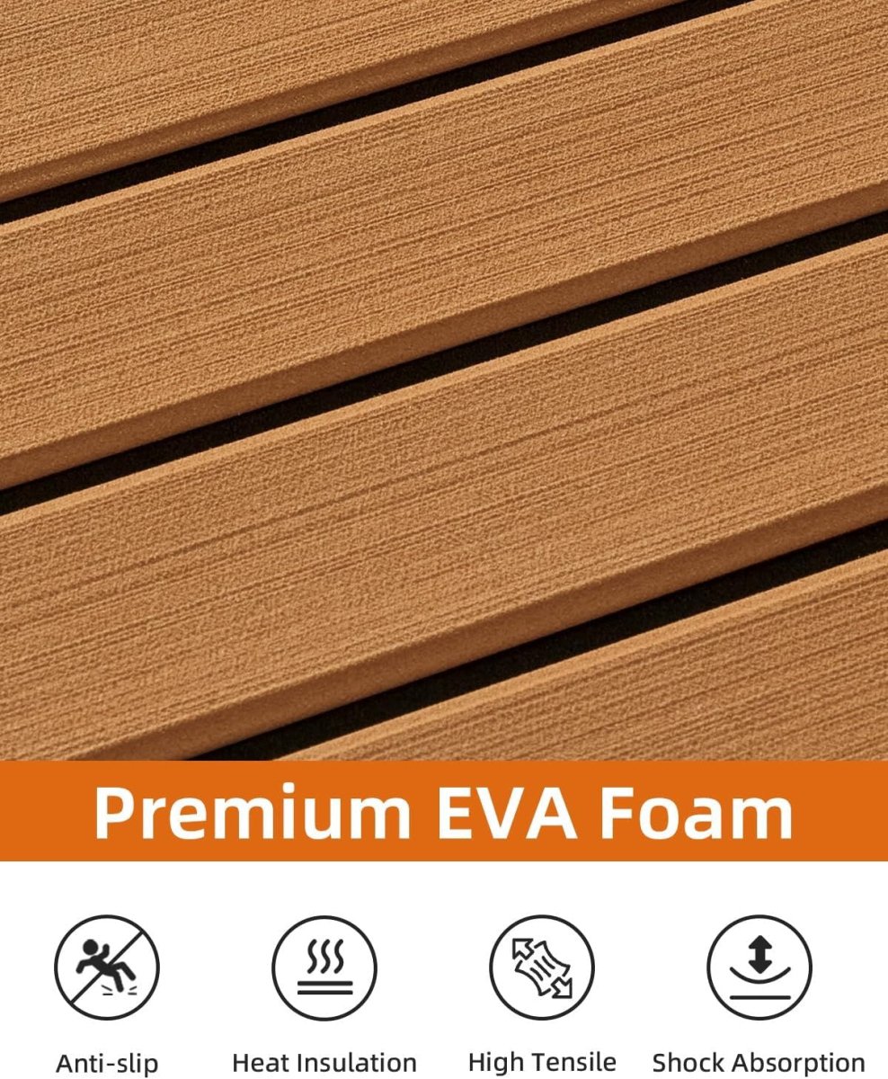 3M EVA Foam Boat Flooring Self - Adhesive Backing - HJDECK