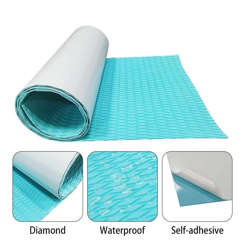 Hjdeck Light Blue Small Diamond Marine Flooring