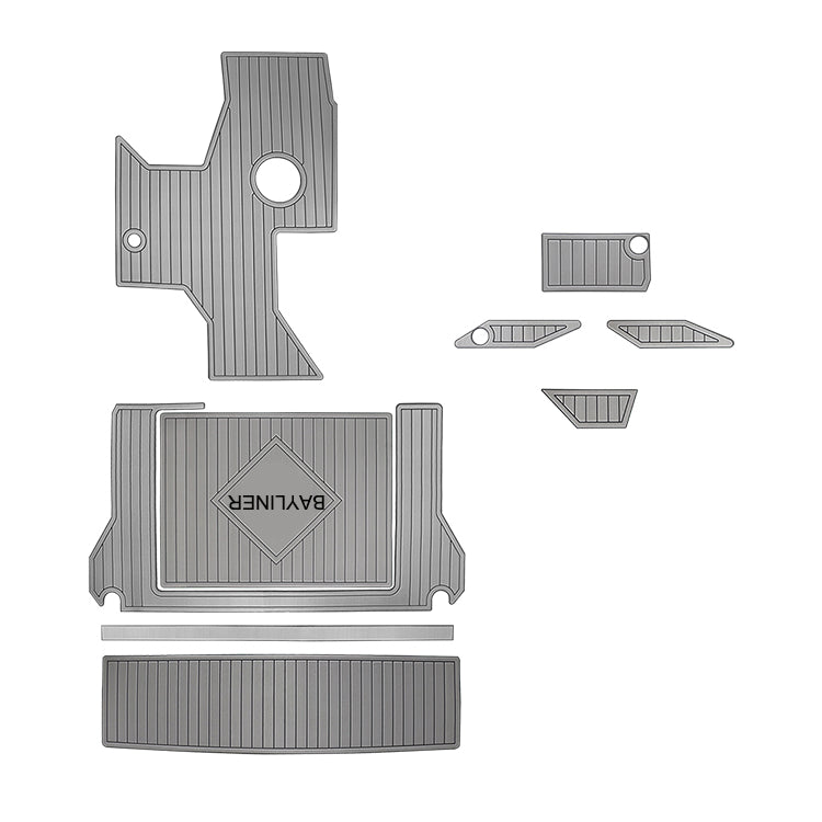Bayliner 2755 Sierra Teak Boat Flooring Cockpit Pads 3M Adhesive