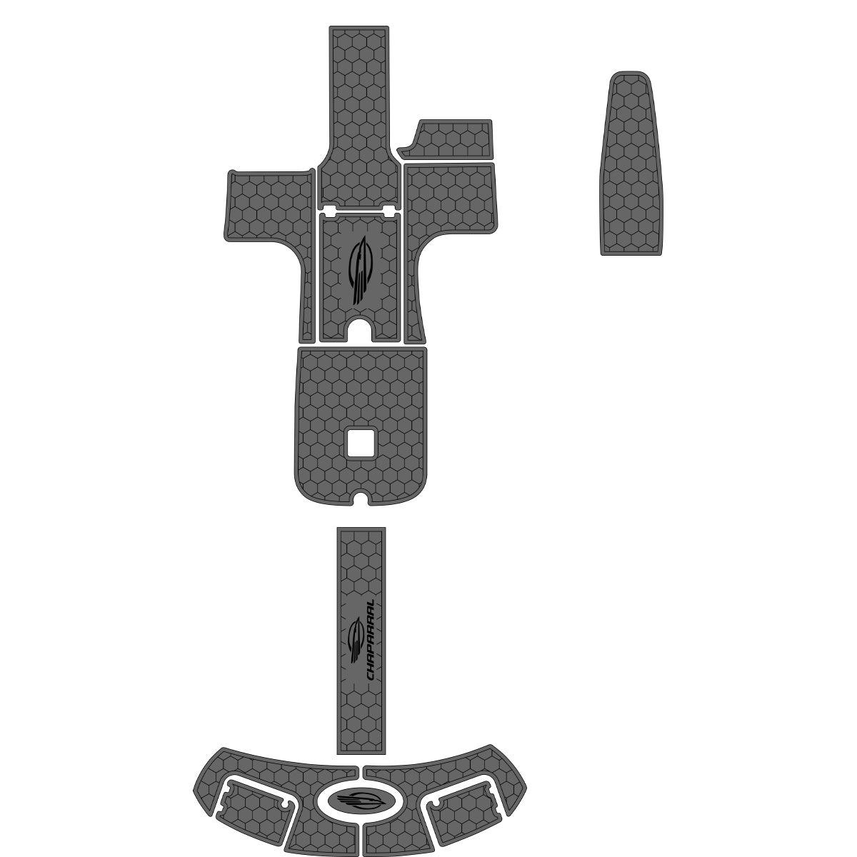2004–2005 Chaparral 256 SSI Boat Flooring EVA Foam Decking Kits