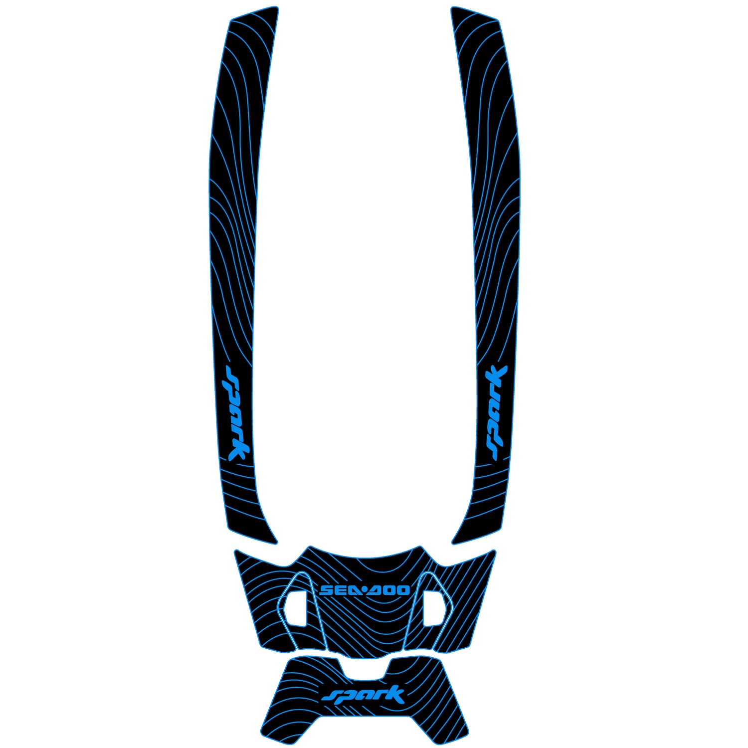 2024-2025 Sea Doo Spark 3 UP Traction Mats