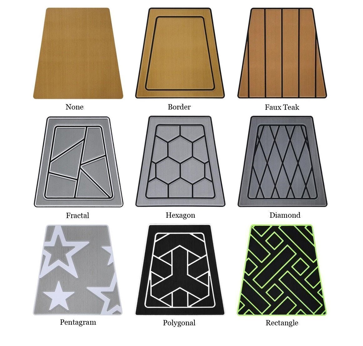 Advantage X - Flight 29 EVA Foam Boat Flooring Cockpit & Swim Step Mats - HJDECK