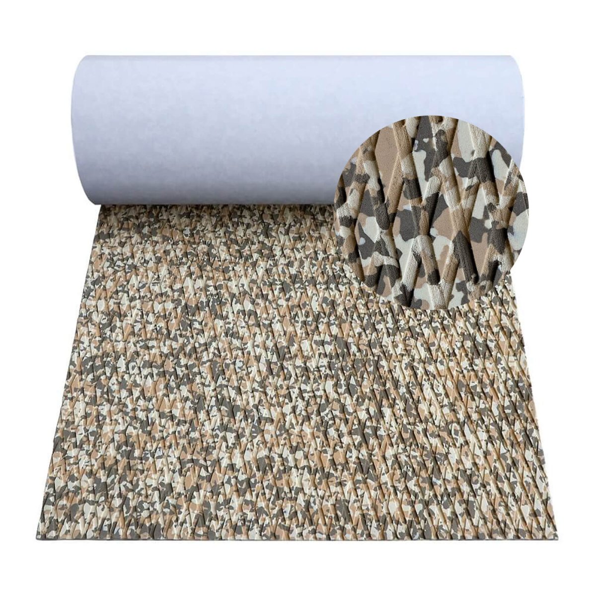 Boat Flooring EVA Foam Boat Decking Camo Small Diamond Non-Slip Pad for Surfboard Traction Pad Swimming Pool Step Golf Cart - HJDECK