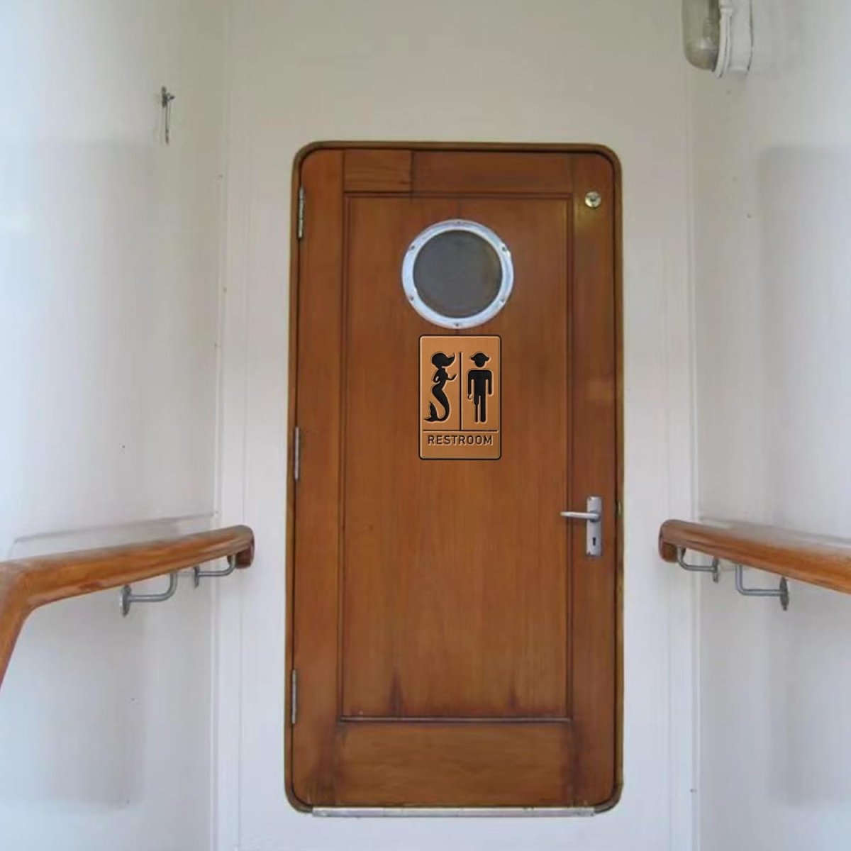Boat Restroom Wall Sign - HJDECK