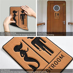 Boat Restroom Wall Sign - HJDECK